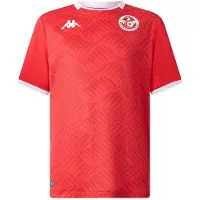 Kappa 2025-tunisia Home Short Sleeve T-shirt Rouge XL Homme