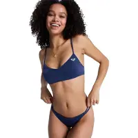 Roxy Shine Bralette Cheeky Bikini Bleu XS Femme