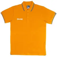 Spalding Essential Short Sleeve Polo Orange XS Homme