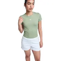 Roxy Rise & Vibe Short Sleeve Top Vert XL Femme