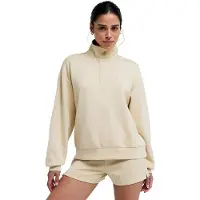 Roxy Rise & Vibe Sweet Full Zip Sweatshirt Beige XS Femme