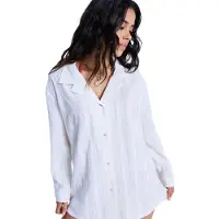 Roxy Sunset Back Long Sleeve Dress Blanc XS Femme