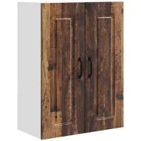 vidaXL Façade de lave-vaisselle Kalmar, bois vieilli, 60 x 31 x 80 cm
