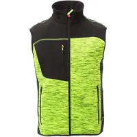 Payper Hommes, Gilet, Tour Gilet, Jaune, Noir, (S)