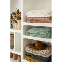 Vivaraise Jeté De Lit Tika Opaline 260 X 260 Cm Vivaraise