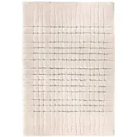 Vivaraise Tapis recyclé Antonio neige - 160 x 230 x 2 cm