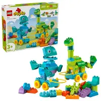LEGO 3 In 1 Dinosaurs On Wheels Construction Game Vert Enfants