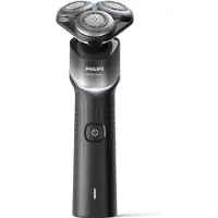 Philips Rasoir Série 5000X X5004/00 Rasoir électrique peau sèche et humide, Rasoir rotatif, Noir, Argent, Batterie, Lithium-Ion (Li-Ion), 50 min, 1 h