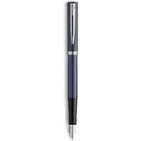 Waterman Füllfederhalter IMPRESSION blauer Lack CT F Blau Geschenkbox (1x)