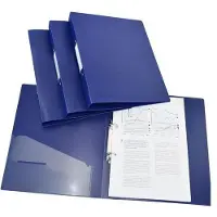 Rapesco Classeur à anneaux 1660 2 anneaux 25 mm polypropylène DIN A4 bleu (A4, 35 mm)