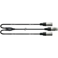 Cordial Câble Y Bretelle XLR Femelle/2 XLR Mâles 30 CM