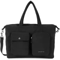 Lancaster Sacs à main 'Lancaster Sac à main bowling Zippé Basic Pocket Noir' noir