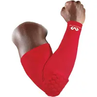 Mcdavid Manchon de protection coude power shooter Hexpad rouge