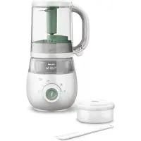 Philips AVENT Robot cuiseur mixeur 4 en 1 pour bébé SCF885/01 400 W Blanc