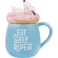 Grupo Erik 3d Eat Sleep Repeat Snoopy Mug 500ml Bleu
