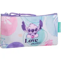 Patio Trousse à crayons Bonnie Stitch - Sachet de fournitures scolaires plat, idéal pour les étudiants et les élèves ! Pratique et design en un !