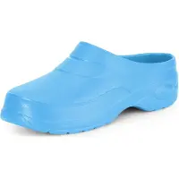 Ladeheid Sabots légers Eva pour femmes et hommes, sabots de jardin, chaussures de jardin KL037 (bleu ciel, 36)