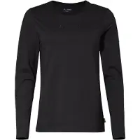 Vaude Logo Long Sleeve T-shirt Noir 40 Femme