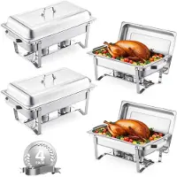 Vevor Chauffe-Plat 4PCs 7,5 L