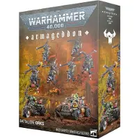 Games Workshop Warhammer 40k - Bataillon Armageddon : Orks (Matières plastiques)