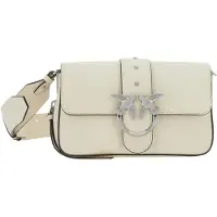 Pinko Sac bandoulière 'Sac Rabat Love One Slouchy Zip Mini Vite Blanc' blanc