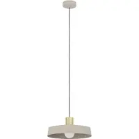 Eglo Luminaire suspendu - Couleur sable - 36 x 110 cm - Acier - 1 flamme