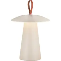 Nordlux Ara to go IP54 Lampe de table rechargeable , Variante : Ø 197 x 292 mm, LED, 2 W, 190 lm, sable