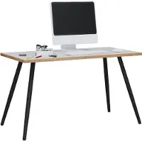 VCM Bureau Ordinateur Table Bureau Table Skandanivischer Retro Look Salia 110x50 cm