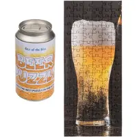 Out of the blue Puzzle de bière 102 pièces, emballé dans une boîte de bière Jeu de puzzle Bière Party Cadeau Déco