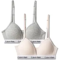 Calvin Klein Underwear Soutiens-gorge gris clair / gris foncé / rose / blanc