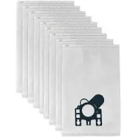 Saaf Sacs pour aspirateurs - 10 pièces - Convient aux aspirateurs Miele GN - Convient aux aspirateurs Complete C2 et C3 / Classic C1 et autres - Filtre inclus