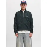 Jack & Jones Norrebro Emb Half Zip Sweatshirt Vert XS Homme
