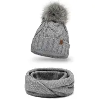 Vivisence Bonnet '7014 Set' gris clair