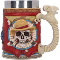 Ginza.se Kufel Luffy One Piece 17 cm - Ręcznie malowany, Licencjonowany, Resin