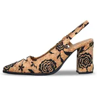 Nae Vegan Shoes Escarpins à plateforme 'LILOU' marron