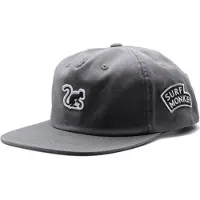 Surf Monkey Casquette '5-Panel Cap Organic' gris foncé