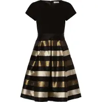 Marie Lund Robe bronze / or / noir