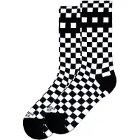American Socks Chaussettes de - Checkerboard B/W - Mid High - Standard - pour Unisexe - noir/blanc - Taille Standard