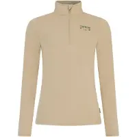 Protest Gentle Half Zip Fleece Beige L Femme