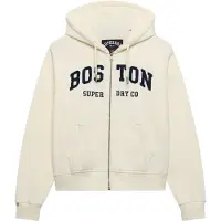 Superdry Veste de survêtement marine / blanc