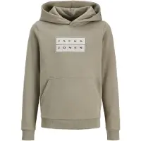 Jack & Jones Fusion Graphic Hoodie Vert,Gris 14 Years Garçon