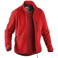 Kübler Veste polaire rouge moyen XL (XL)