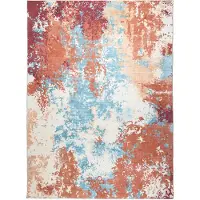 FRAAI Tapis moderne - Sarge Multicolore | 230x330 cm | Rectangulaire | Tissage plat