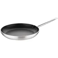Vogue Poêle à frire en aluminium antiadhésif Téflon compatible induction 360 mm