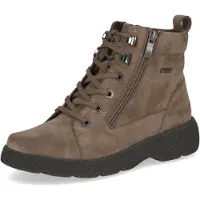Caprice Damen, chaussures à lacets, modèles 29143-37, 29143-38, 29143-39, 51215-37, 51215-38, 51215-39, 51215-40, 51215-42, CAP-9-25250-43, couleur taupe, en daim, taille 38