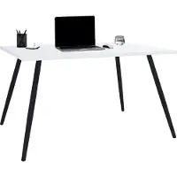 VCM Ordinateur de bureau Table de bureau Skandanivischer Retro Look Salia 80x50 cm