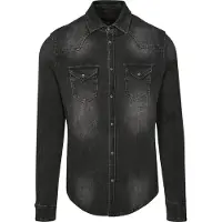 Brandit Chemise 'Riley' noir denim