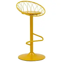 Mauro Ferretti Tabouret de bar Clox 49 x 92 x 45 cm Métal Jaune