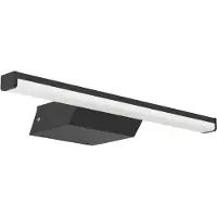 Eglo REGELLO-Z Applique/plafonnier Lampe éclairage - L60 x H4 x AL13 cm - noir - 12W incl - IP44