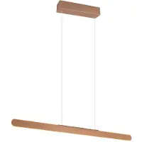 TRIO Suspension moderne marron HELIOS LED 28 W
